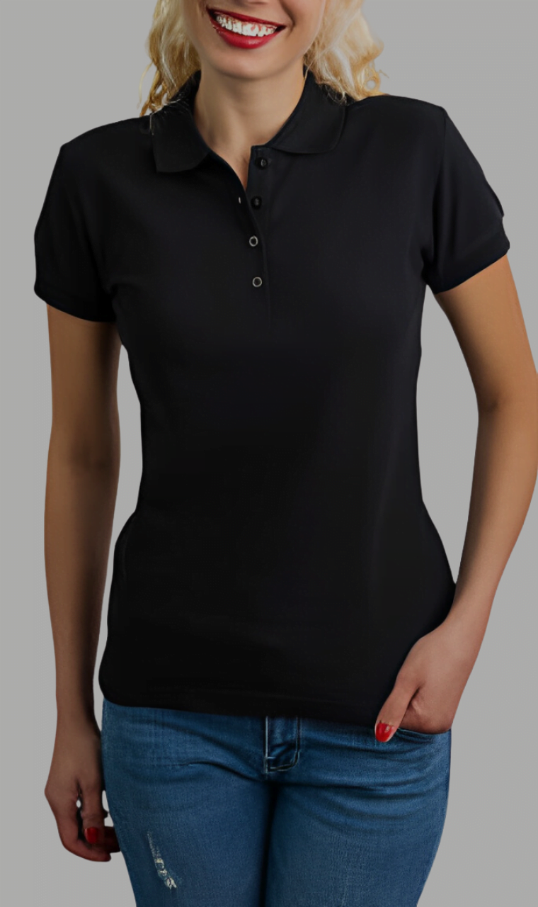Camisa Polo Feminina Frente